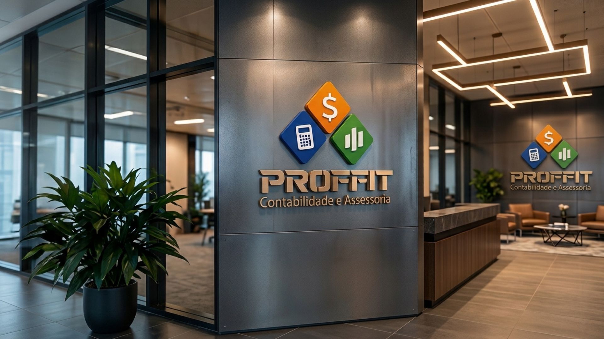 Recepção da PROFFIT Contabilidade e Assessoria